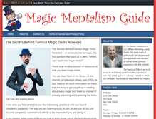 Tablet Screenshot of magic-mentalism.com